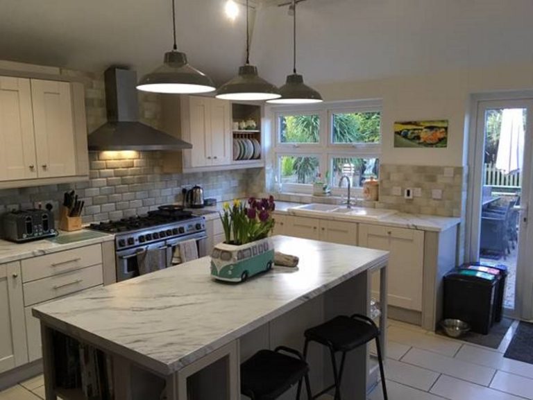 Kitchen refurbishment and redecoration P A Hollingworth Decorating